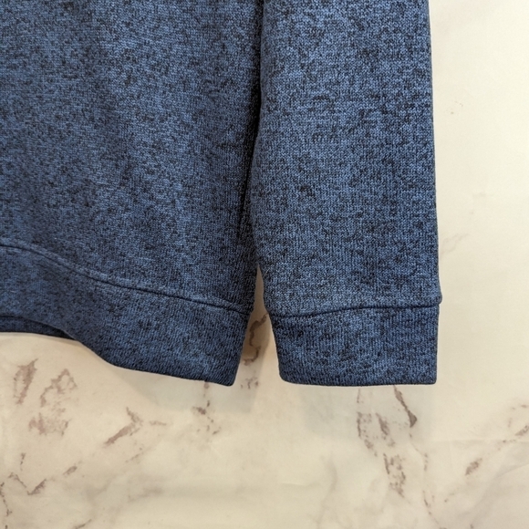 Eddie Bauer Fleece Pullover Men Size Small Snap Button Radiator Blue Recycled - Picture 5 of 15